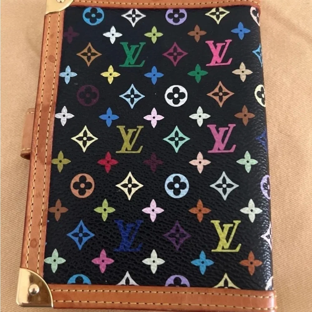 Louis Vuitton Murakami Noir Agenda Passport